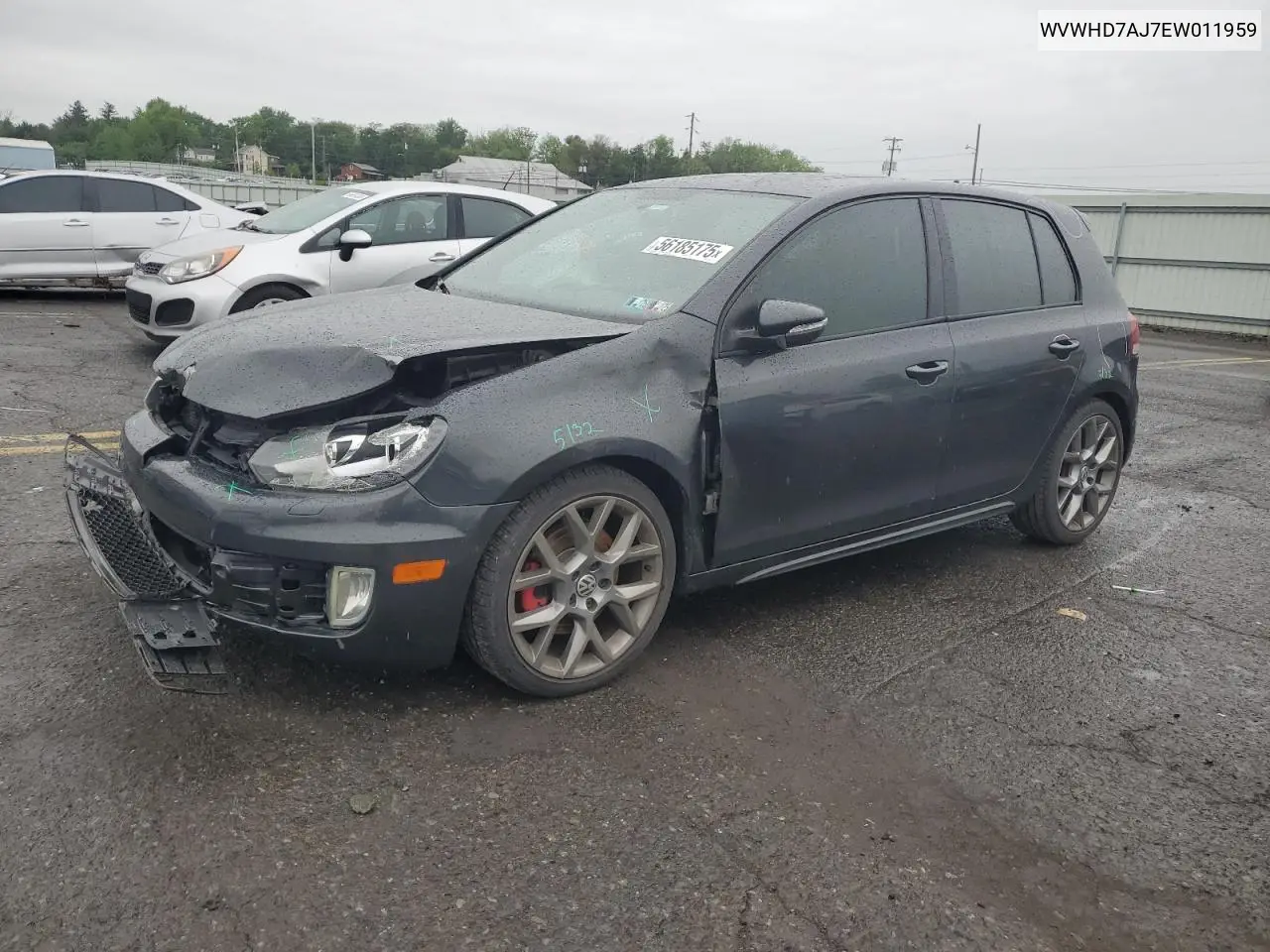 2014 Volkswagen Gti VIN: WVWHD7AJ7EW011959 Lot: 56185175