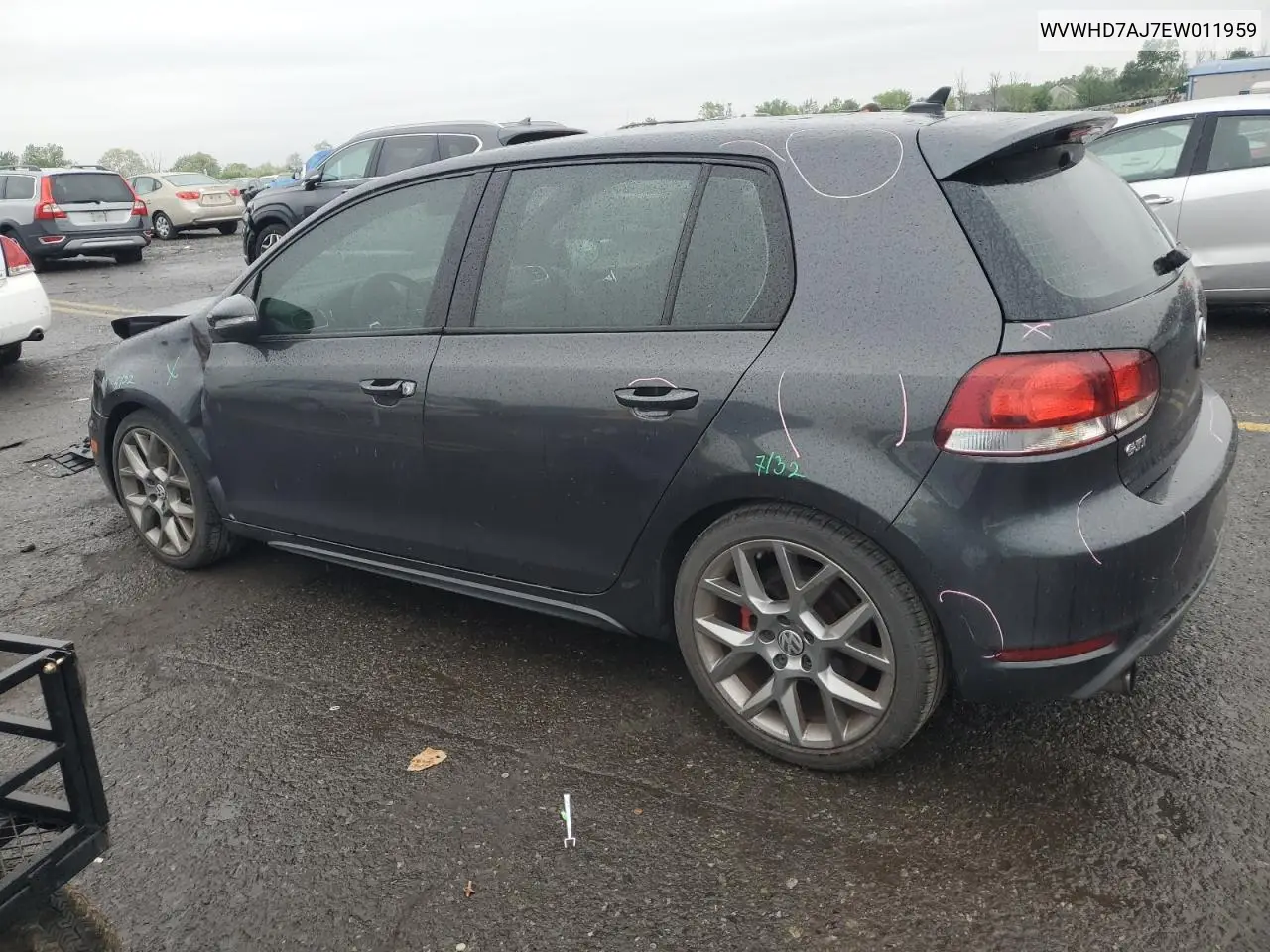 2014 Volkswagen Gti VIN: WVWHD7AJ7EW011959 Lot: 56185175