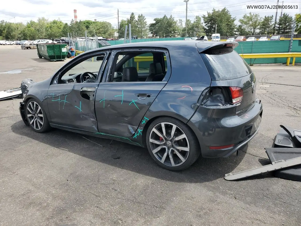 2014 Volkswagen Gti VIN: WVWGD7AJ2EW005613 Lot: 65950775
