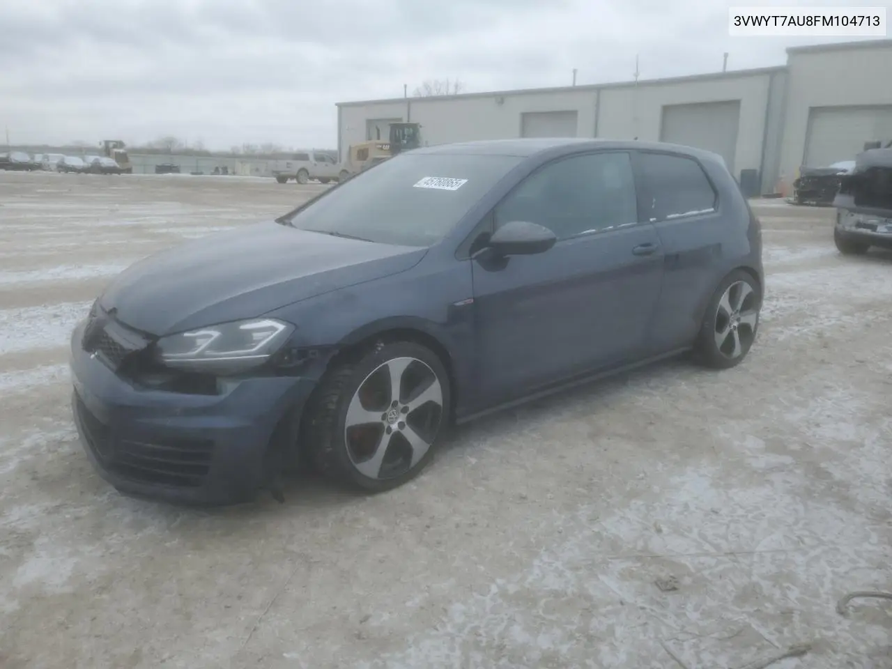 2015 Volkswagen Gti VIN: 3VWYT7AU8FM104713 Lot: 45760865