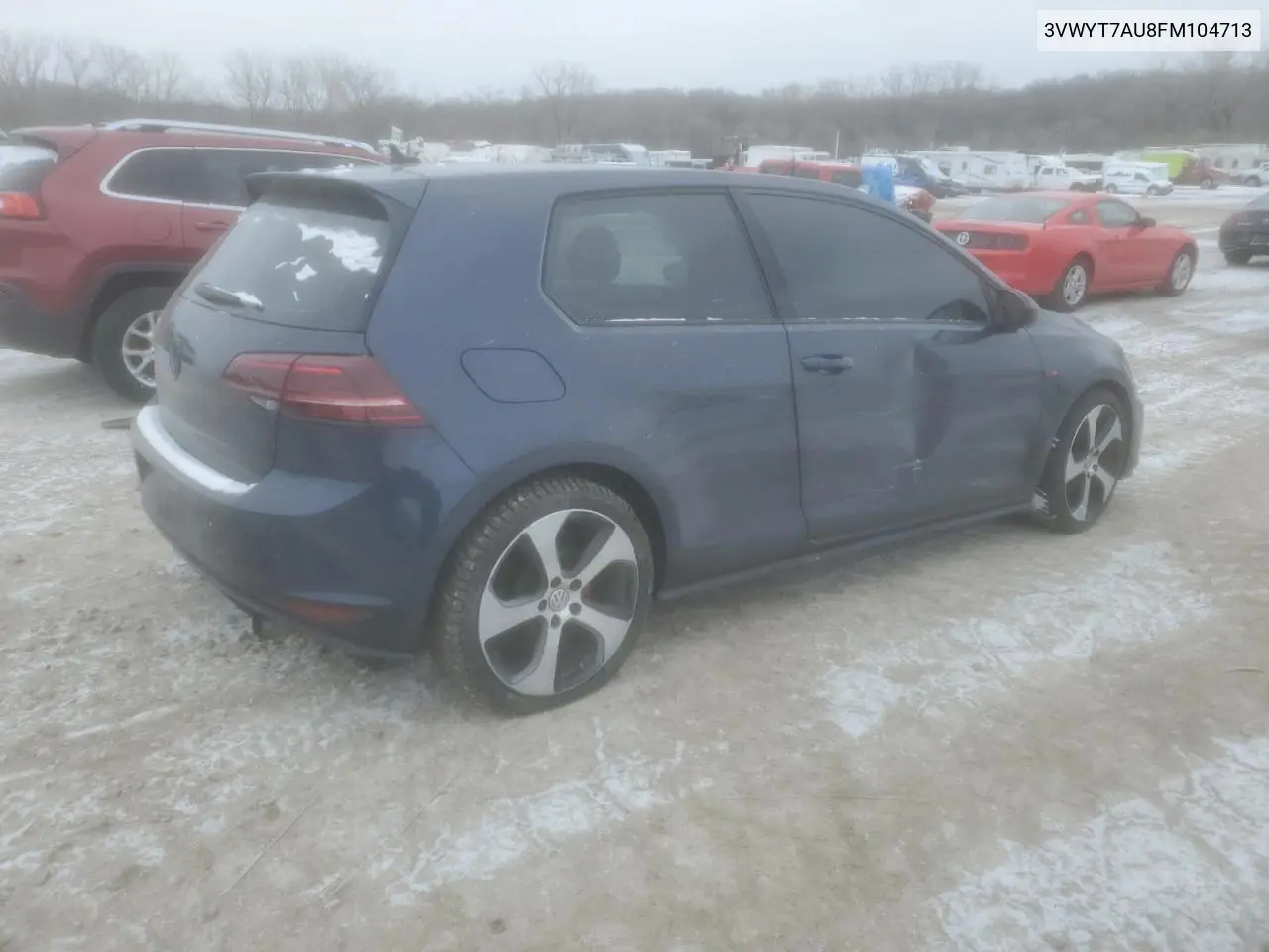 2015 Volkswagen Gti VIN: 3VWYT7AU8FM104713 Lot: 45760865