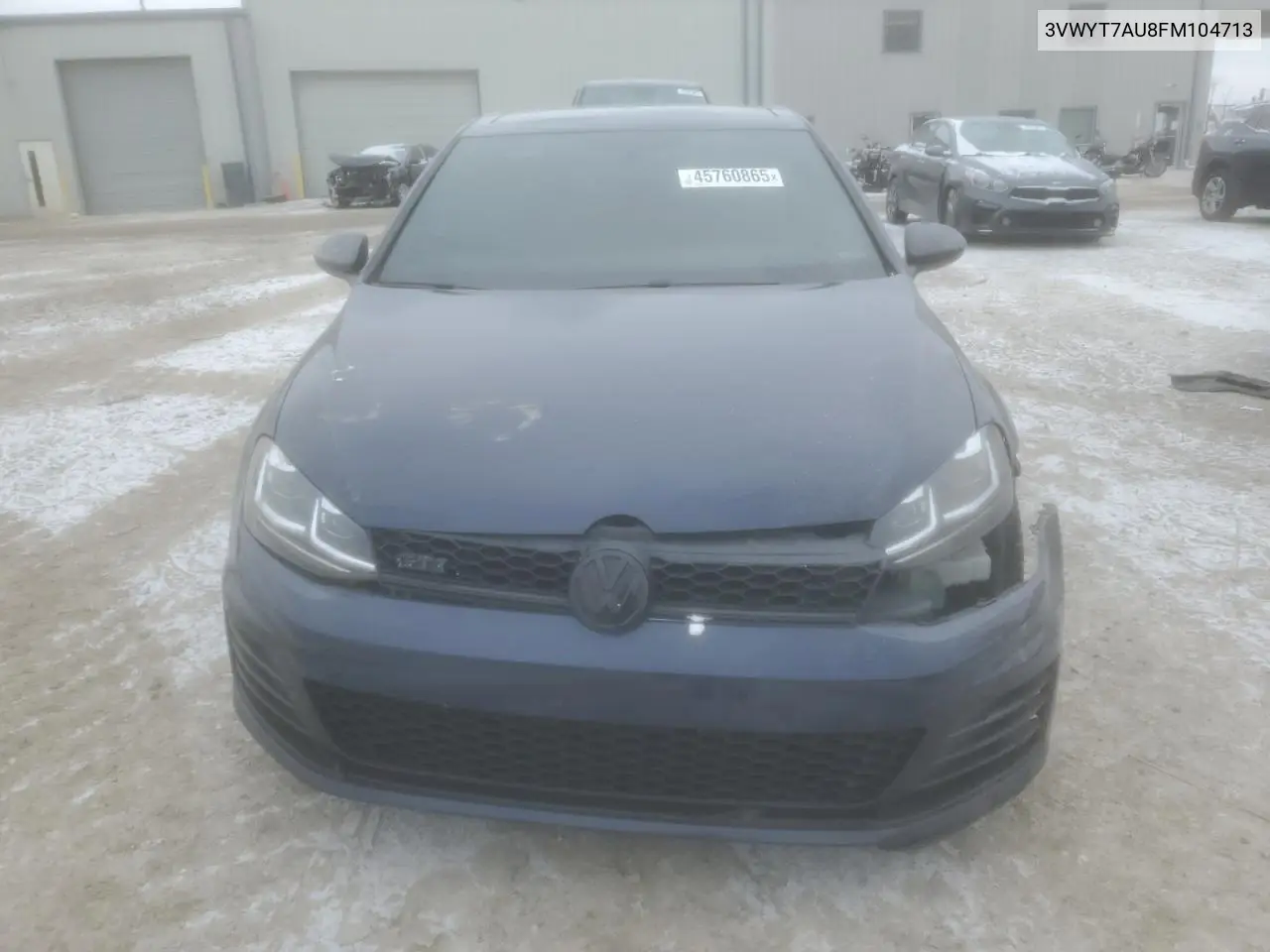 2015 Volkswagen Gti VIN: 3VWYT7AU8FM104713 Lot: 45760865