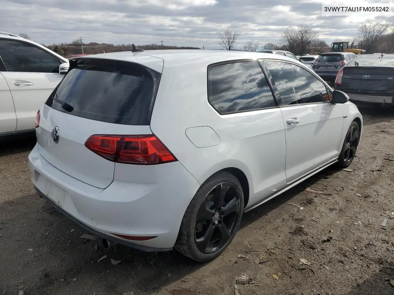 2015 Volkswagen Gti VIN: 3VWYT7AU1FM055242 Lot: 48006155