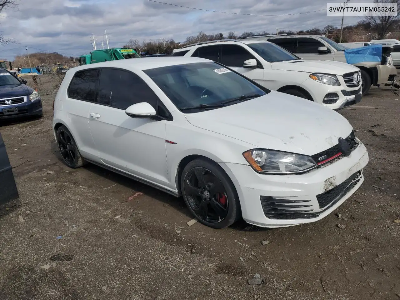 2015 Volkswagen Gti VIN: 3VWYT7AU1FM055242 Lot: 48006155