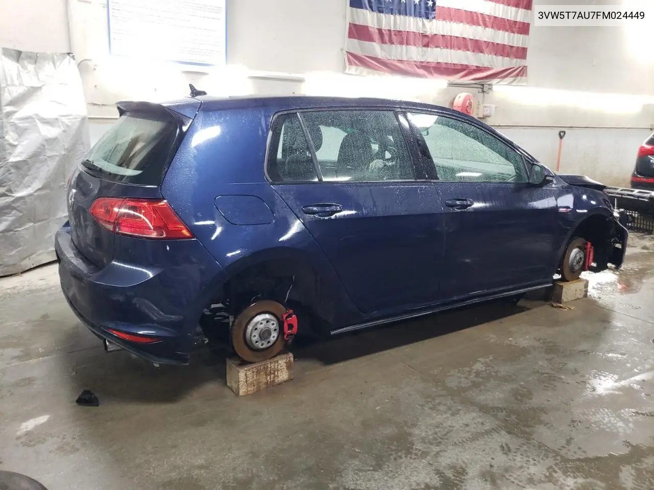2015 Volkswagen Gti VIN: 3VW5T7AU7FM024449 Lot: 49096945