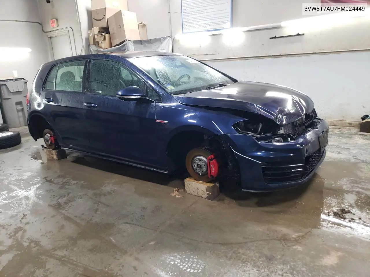2015 Volkswagen Gti VIN: 3VW5T7AU7FM024449 Lot: 49096945