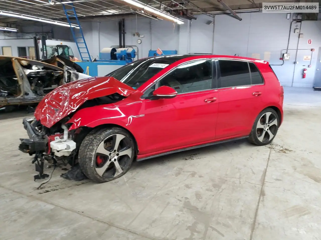 2015 Volkswagen Gti VIN: 3VW5T7AU2FM014489 Lot: 50003145