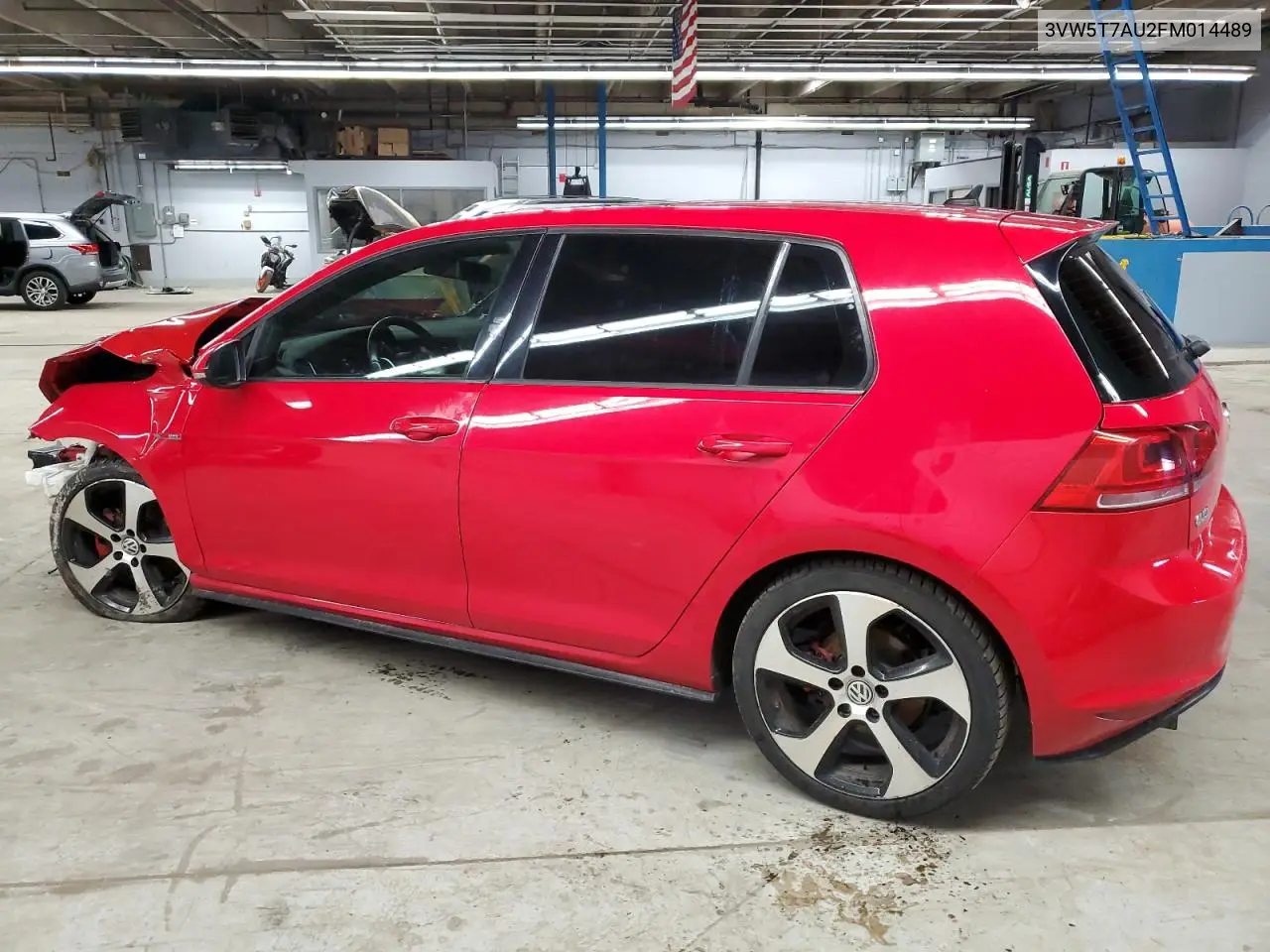 2015 Volkswagen Gti VIN: 3VW5T7AU2FM014489 Lot: 50003145