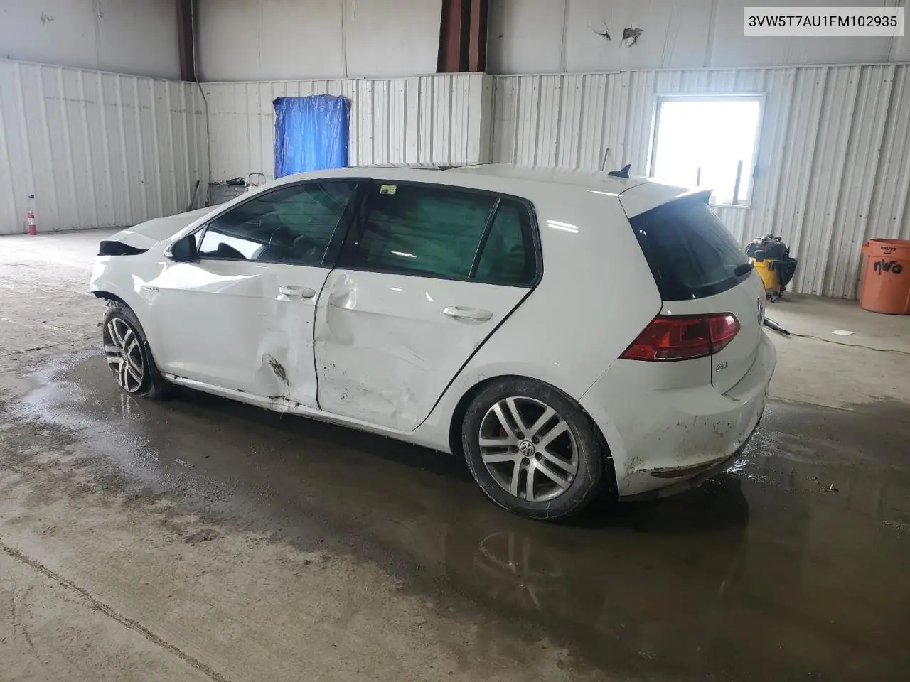 2015 Volkswagen Gti VIN: 3VW5T7AU1FM102935 Lot: 52988355