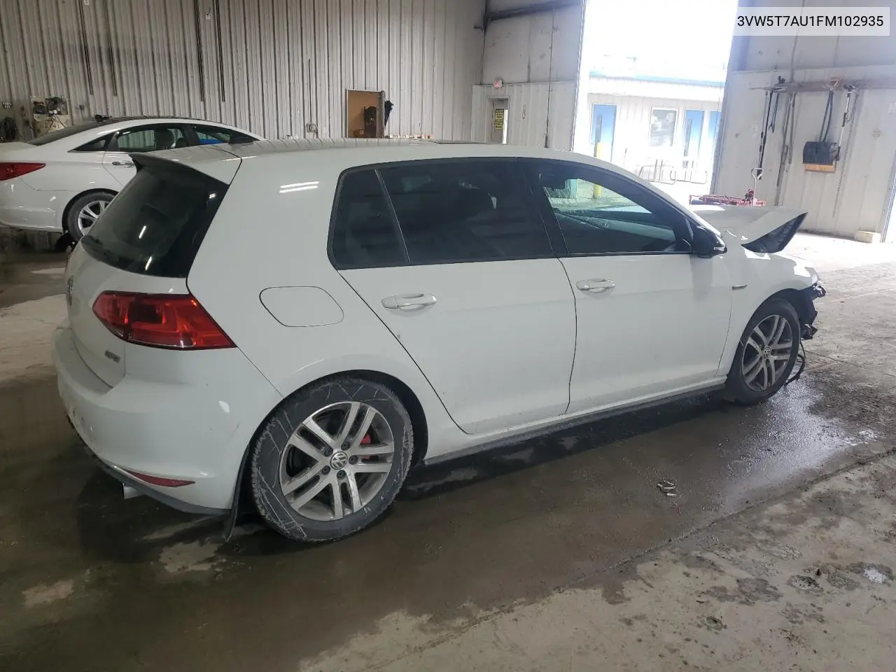 2015 Volkswagen Gti VIN: 3VW5T7AU1FM102935 Lot: 52988355