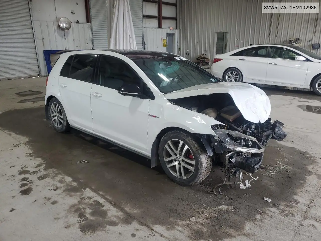 2015 Volkswagen Gti VIN: 3VW5T7AU1FM102935 Lot: 52988355