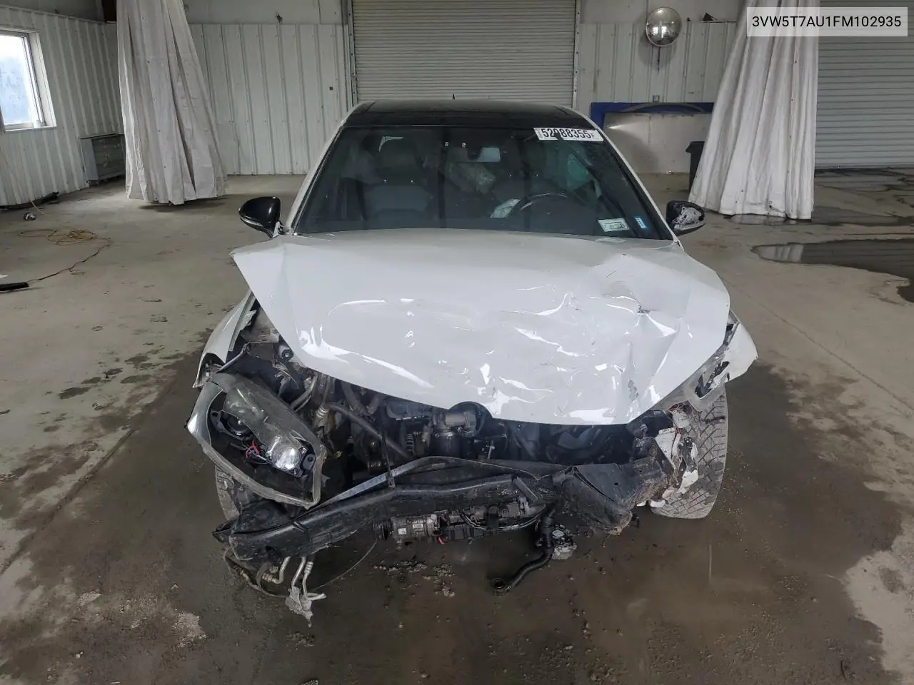 2015 Volkswagen Gti VIN: 3VW5T7AU1FM102935 Lot: 52988355