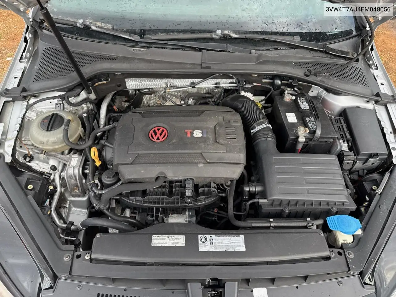 2015 Volkswagen Gti VIN: 3VW4T7AU4FM048056 Lot: 55459875