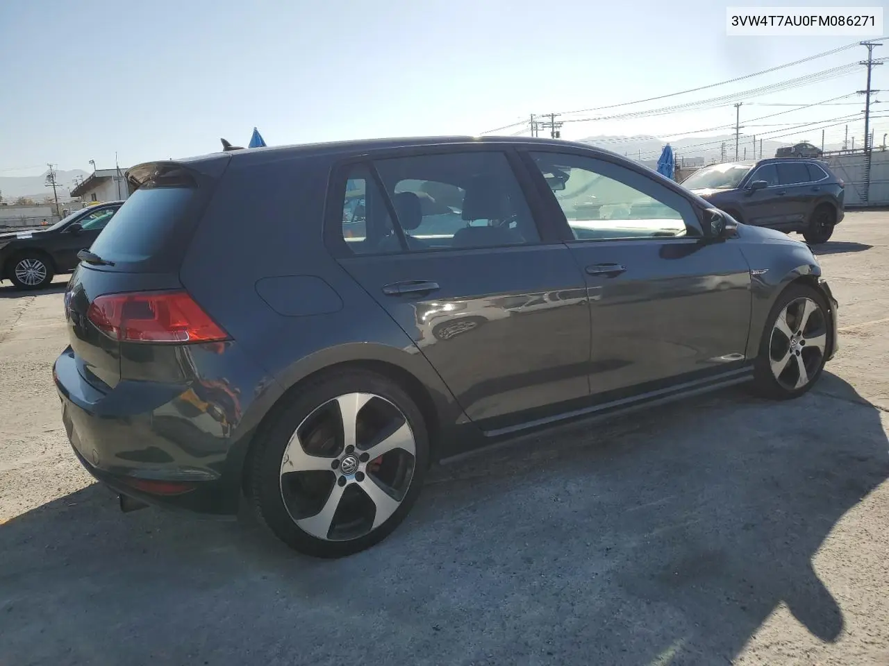 2015 Volkswagen Gti VIN: 3VW4T7AU0FM086271 Lot: 56253265