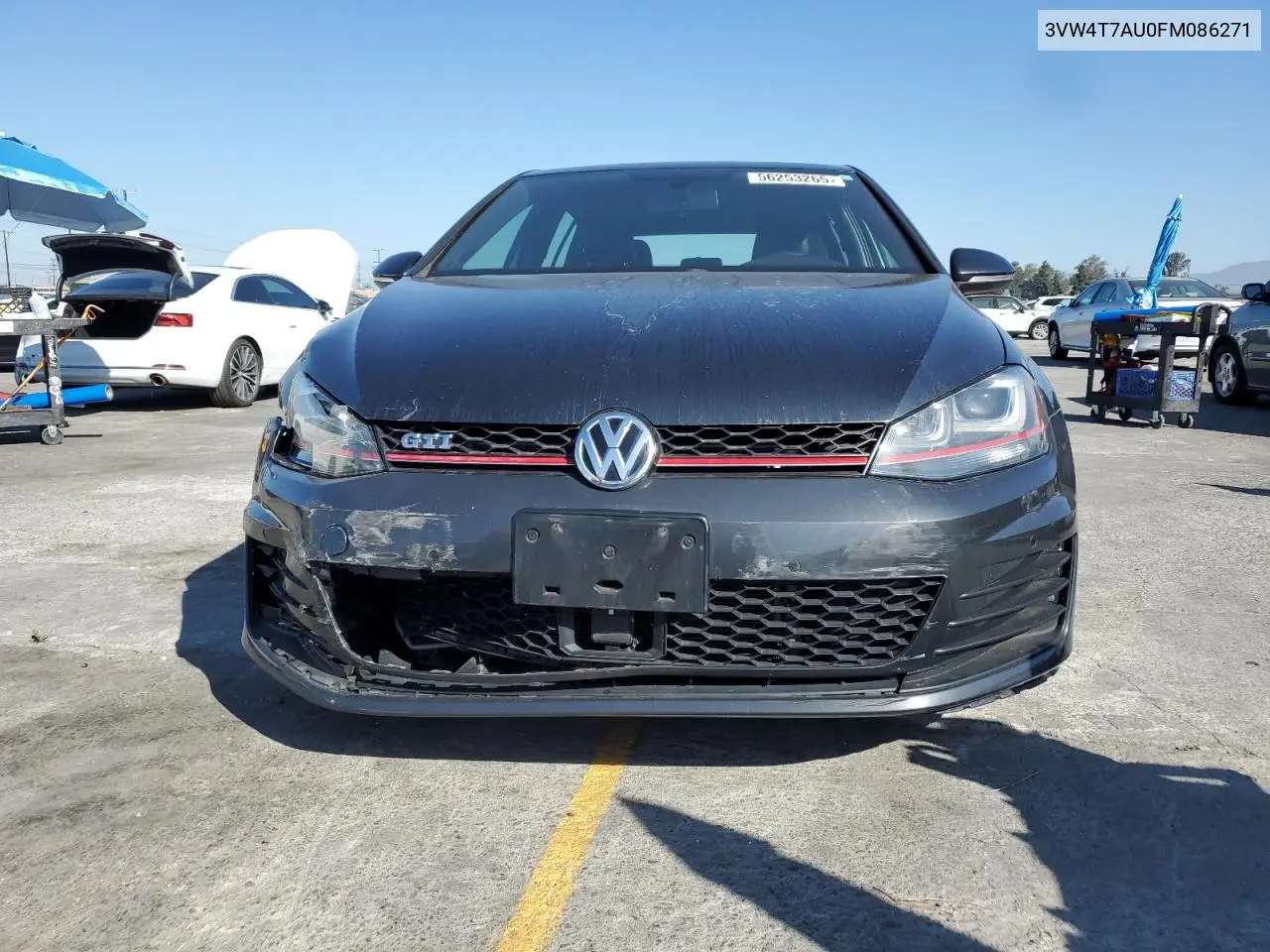 2015 Volkswagen Gti VIN: 3VW4T7AU0FM086271 Lot: 56253265