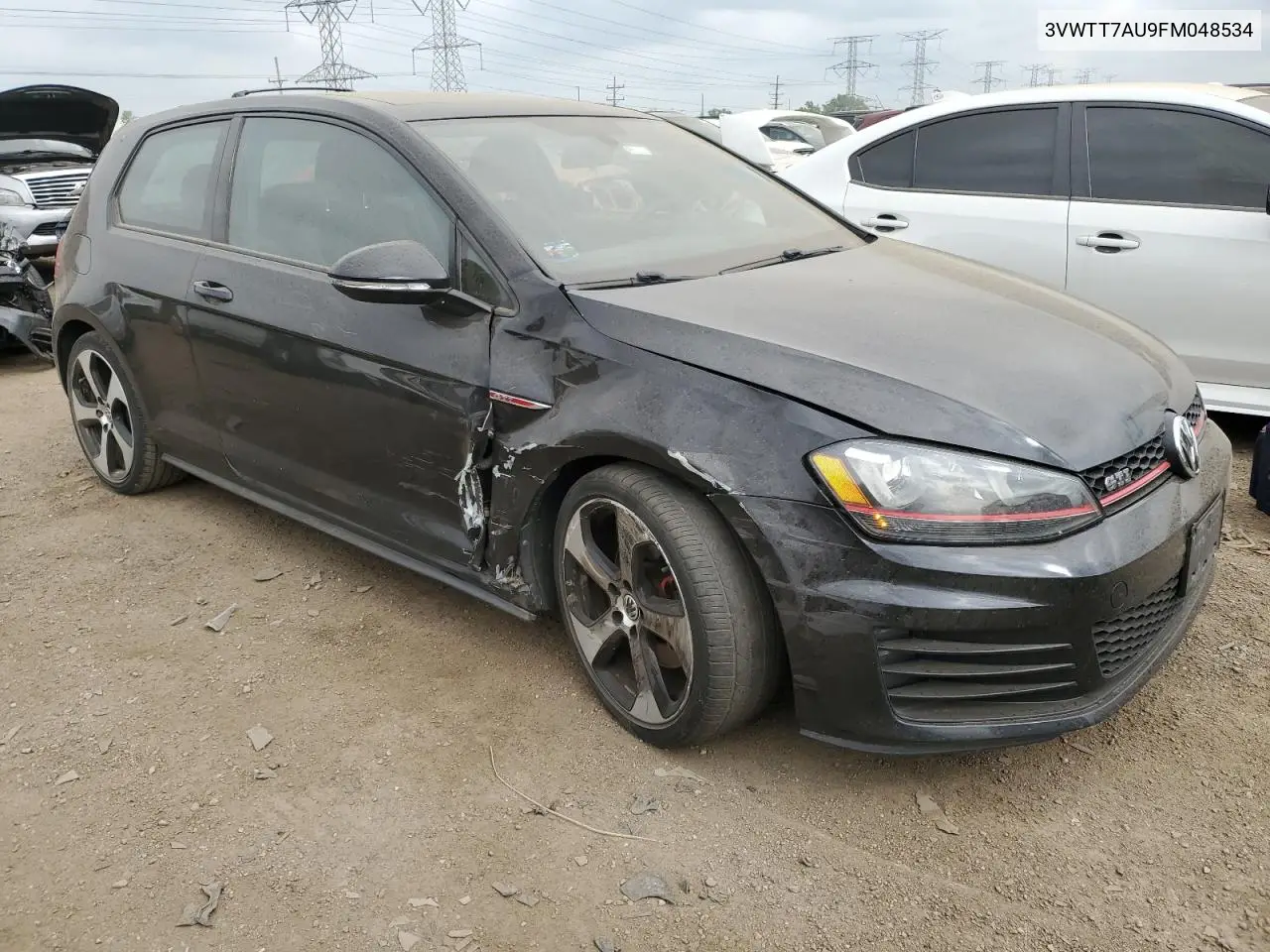 2015 Volkswagen Gti VIN: 3VWTT7AU9FM048534 Lot: 56526485