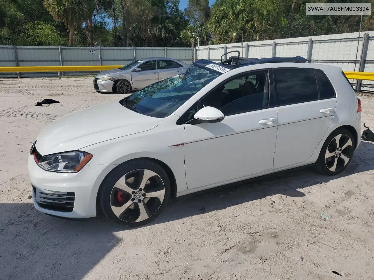 2015 Volkswagen Gti VIN: 3VW4T7AU8FM003394 Lot: 56961255