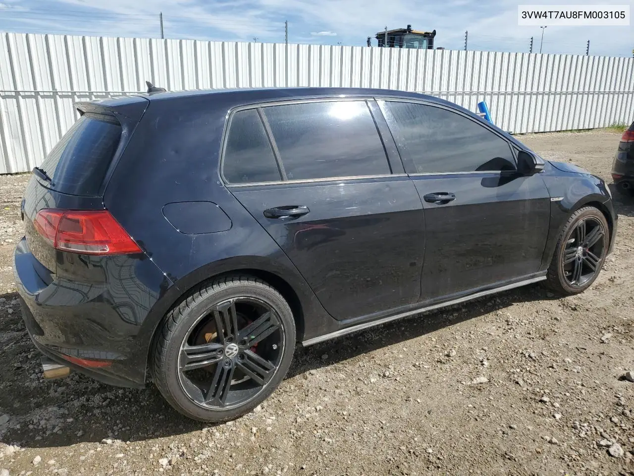 2015 Volkswagen Gti VIN: 3VW4T7AU8FM003105 Lot: 58655585