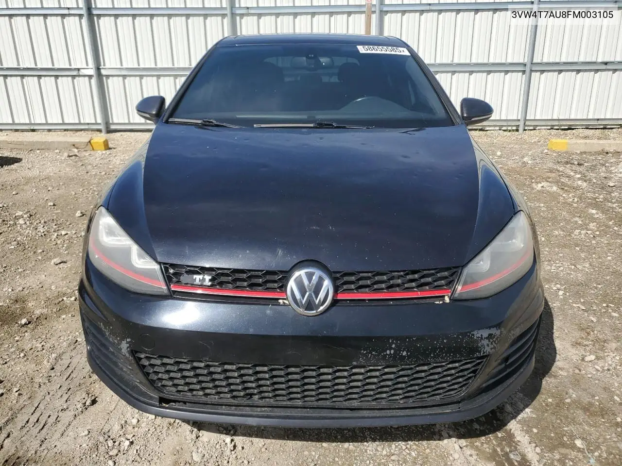 2015 Volkswagen Gti VIN: 3VW4T7AU8FM003105 Lot: 58655585