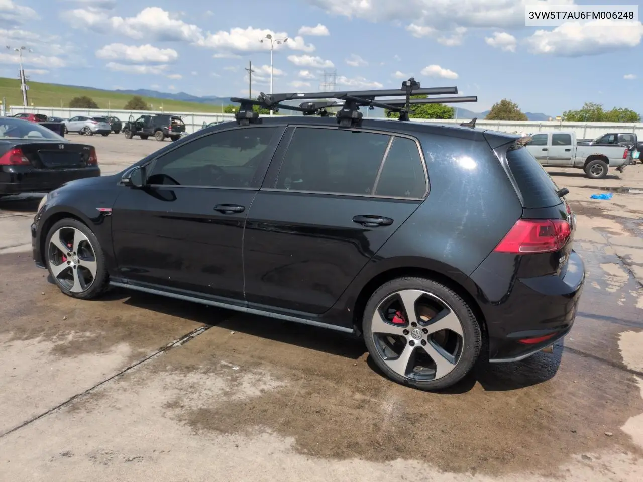 2015 Volkswagen Gti VIN: 3VW5T7AU6FM006248 Lot: 59122235
