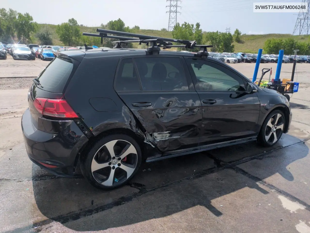 2015 Volkswagen Gti VIN: 3VW5T7AU6FM006248 Lot: 59122235