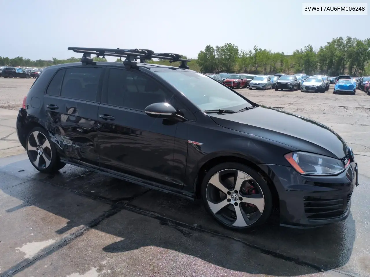 2015 Volkswagen Gti VIN: 3VW5T7AU6FM006248 Lot: 59122235