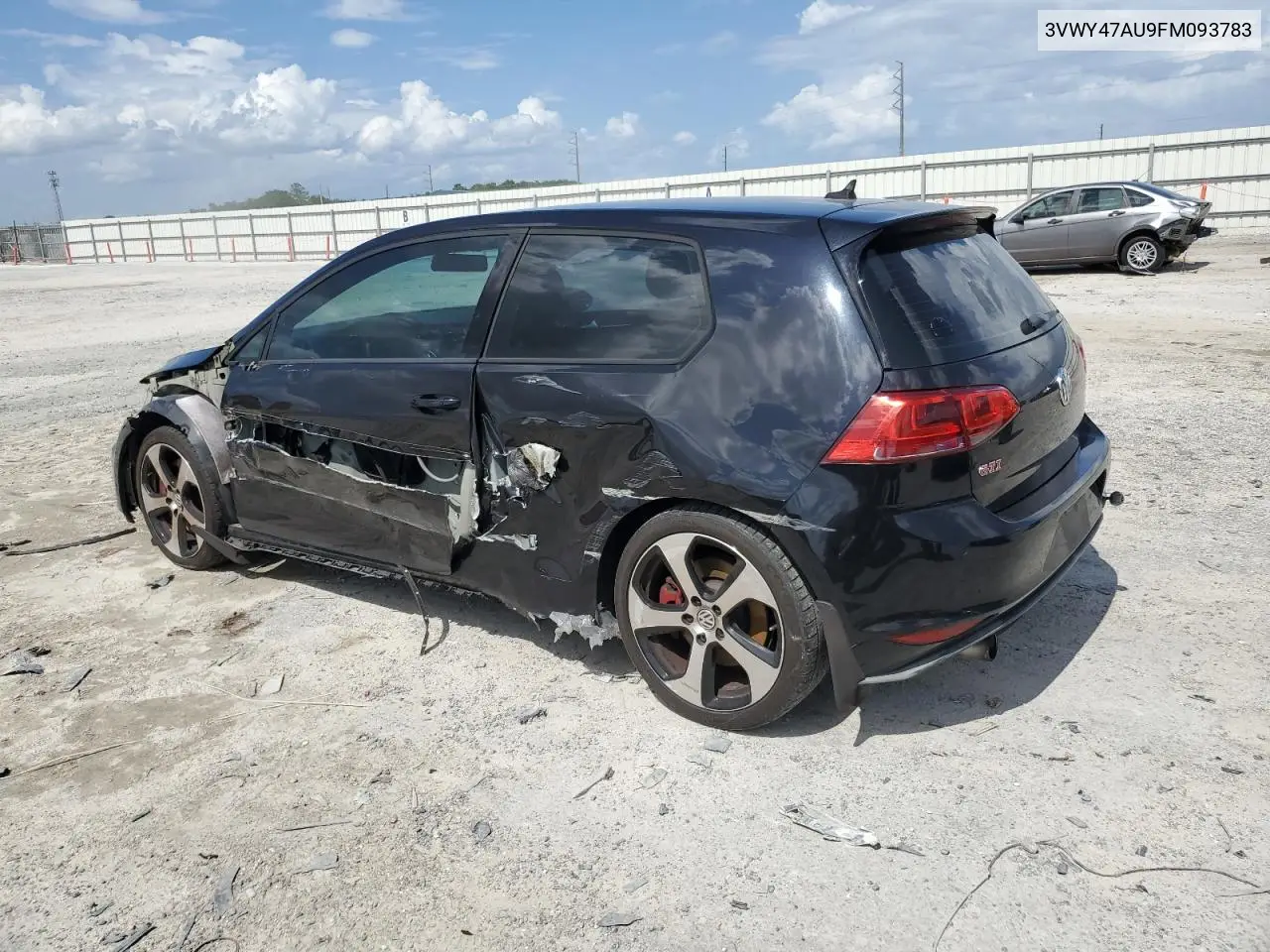 2015 Volkswagen Gti VIN: 3VWY47AU9FM093783 Lot: 59956915