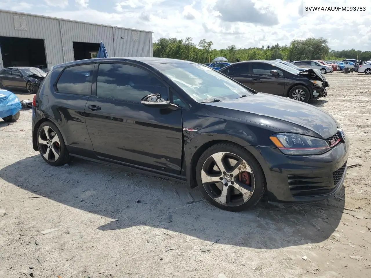2015 Volkswagen Gti VIN: 3VWY47AU9FM093783 Lot: 59956915
