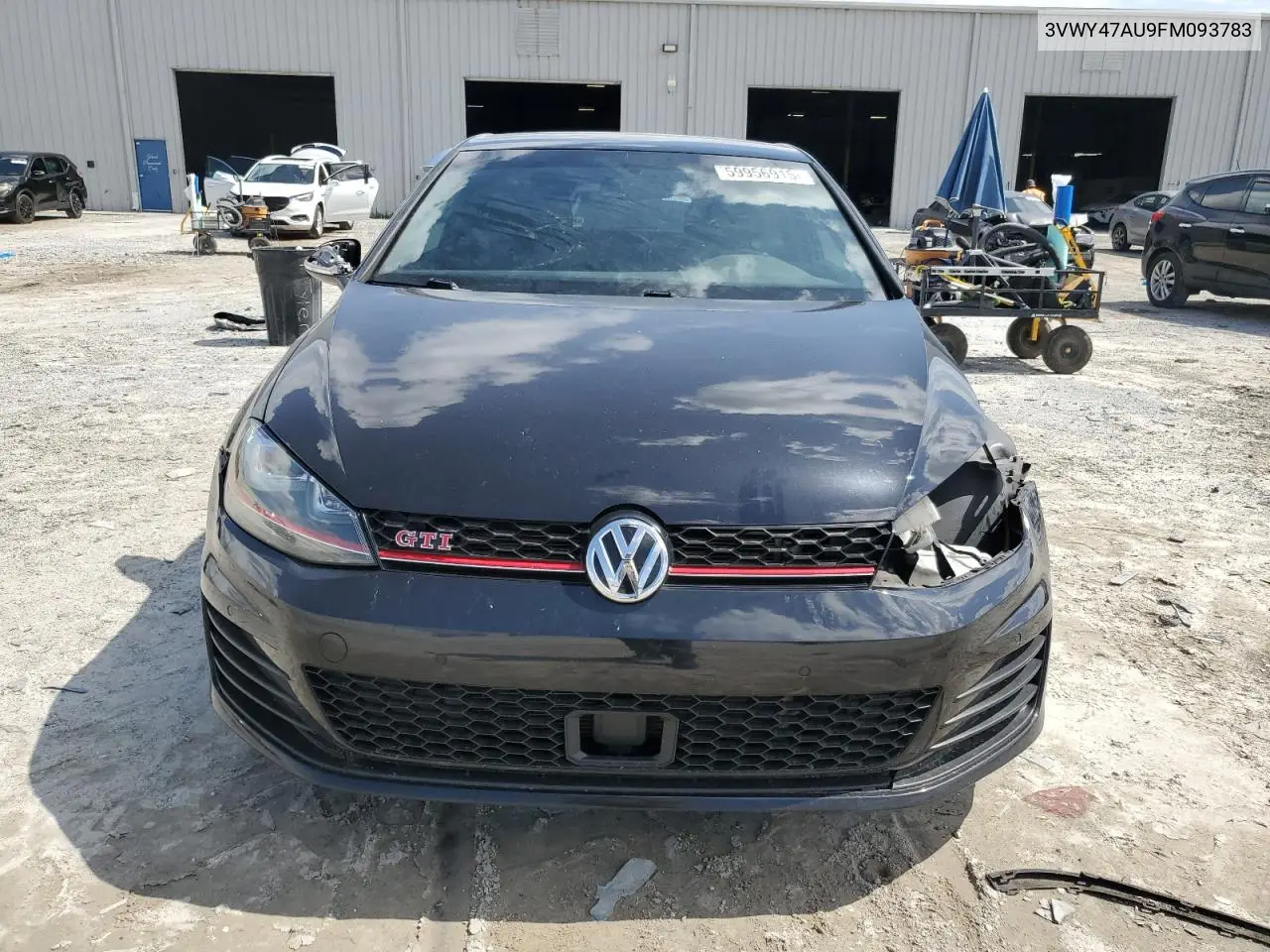 2015 Volkswagen Gti VIN: 3VWY47AU9FM093783 Lot: 59956915