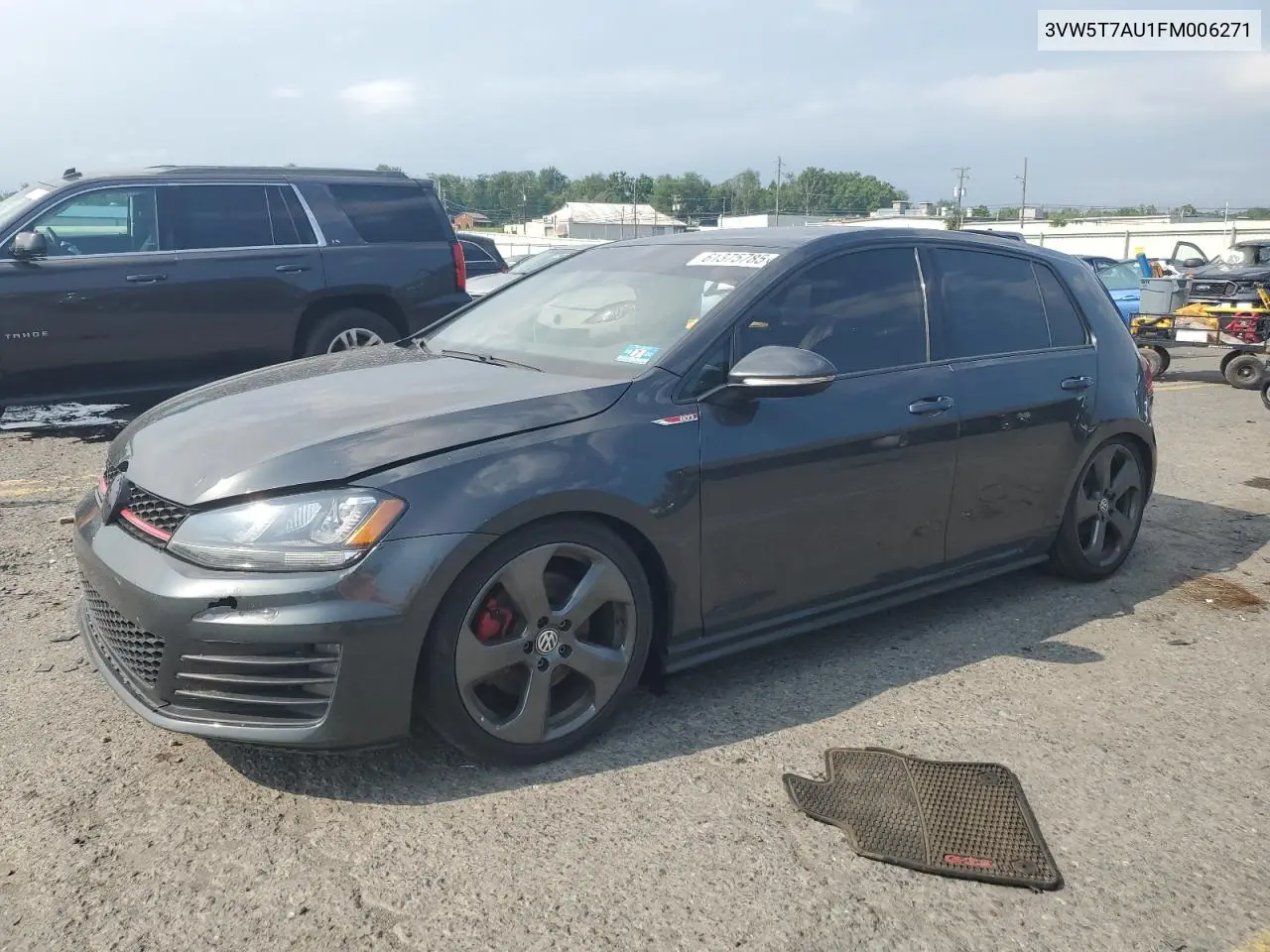 2015 Volkswagen Gti VIN: 3VW5T7AU1FM006271 Lot: 61375785