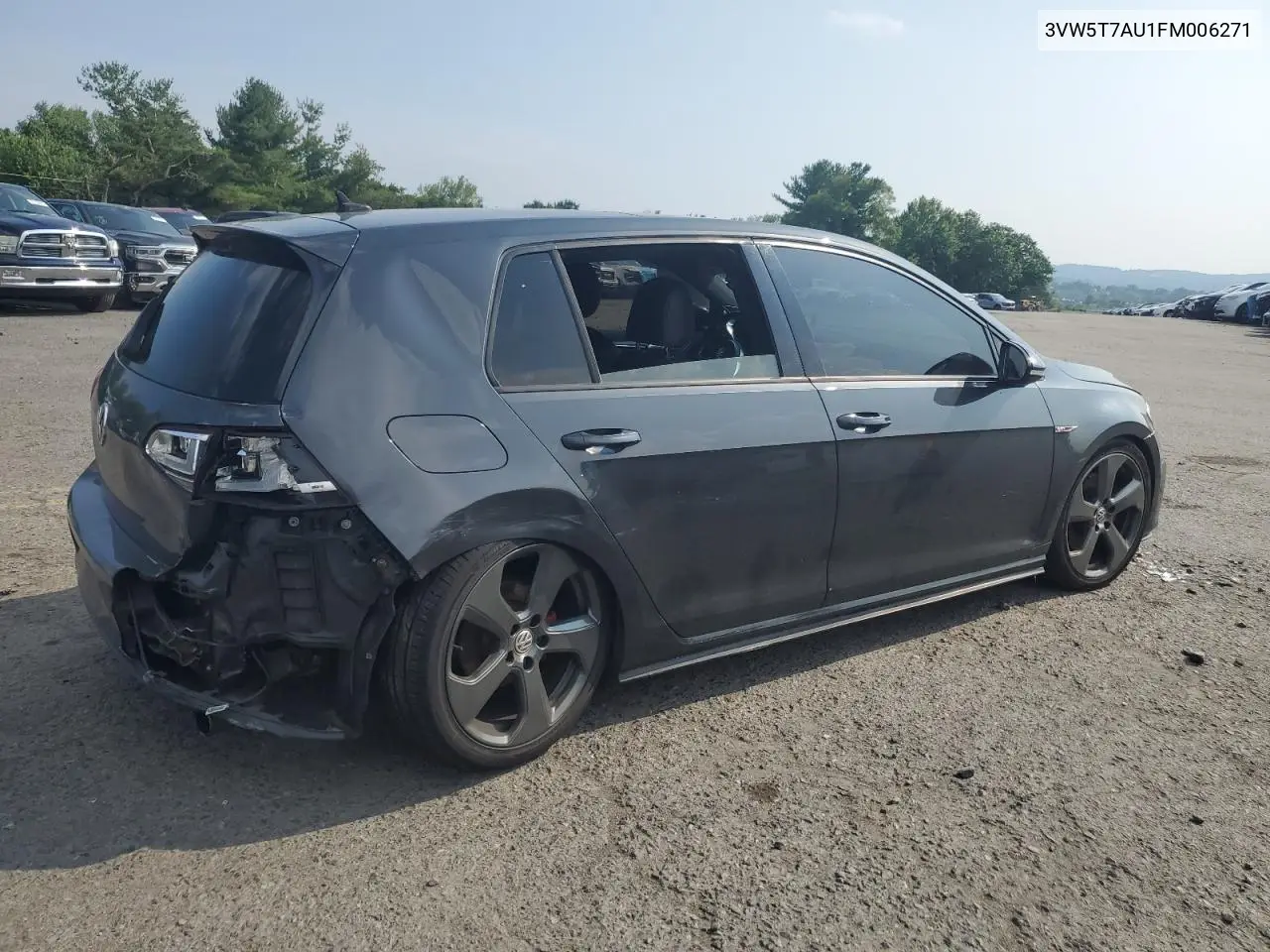 2015 Volkswagen Gti VIN: 3VW5T7AU1FM006271 Lot: 61375785