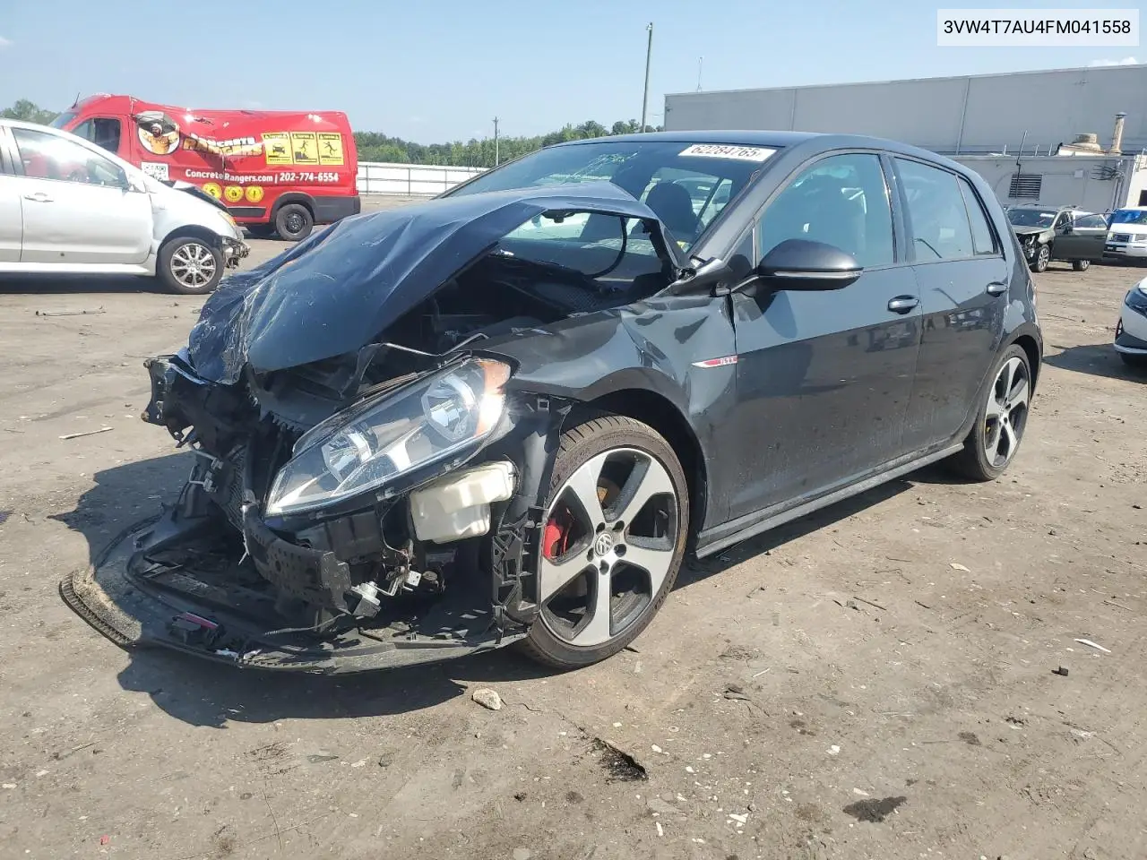 2015 Volkswagen Gti VIN: 3VW4T7AU4FM041558 Lot: 62284765