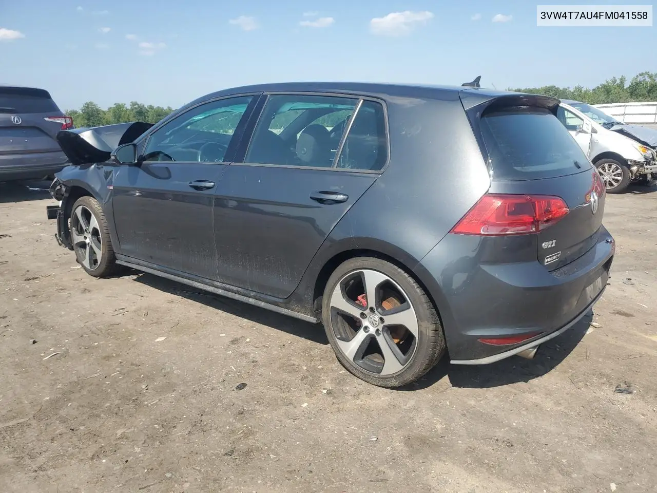 2015 Volkswagen Gti VIN: 3VW4T7AU4FM041558 Lot: 62284765