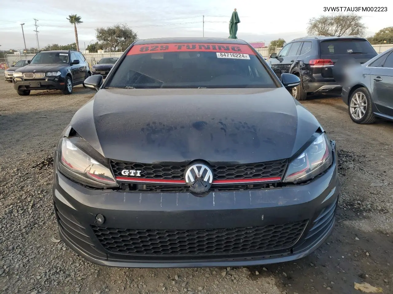 2015 Volkswagen Gti VIN: 3VW5T7AU3FM002223 Lot: 84716224