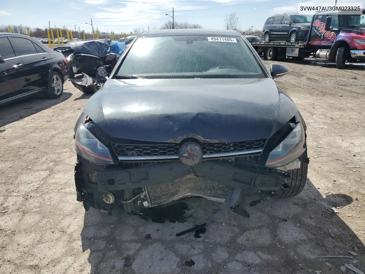 2016 Volkswagen Gti S/Se VIN: 3VW447AU3GM023325 Lot: 49411485