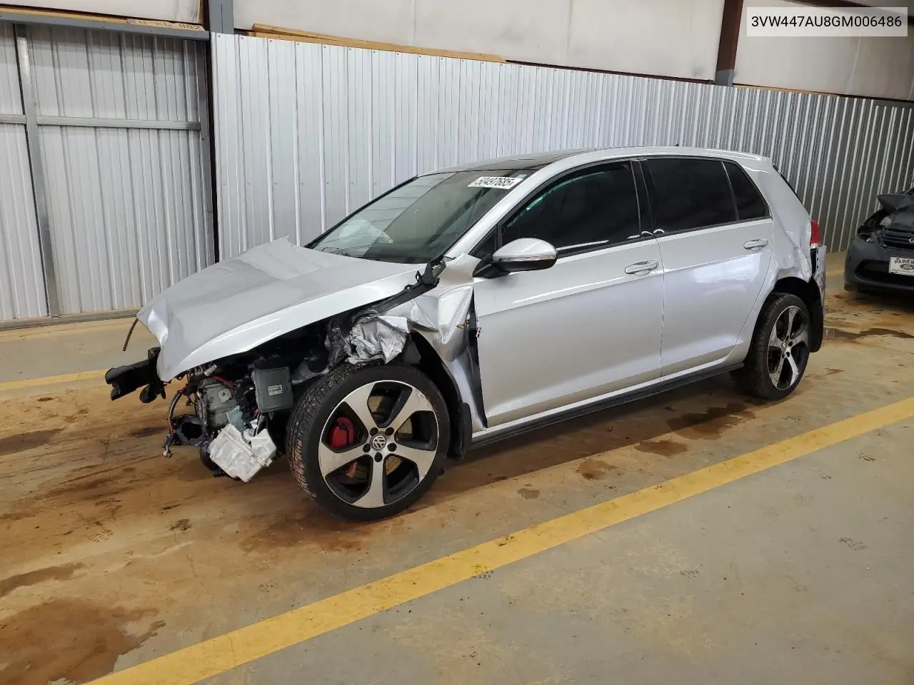 2016 Volkswagen Gti S/Se VIN: 3VW447AU8GM006486 Lot: 50497685