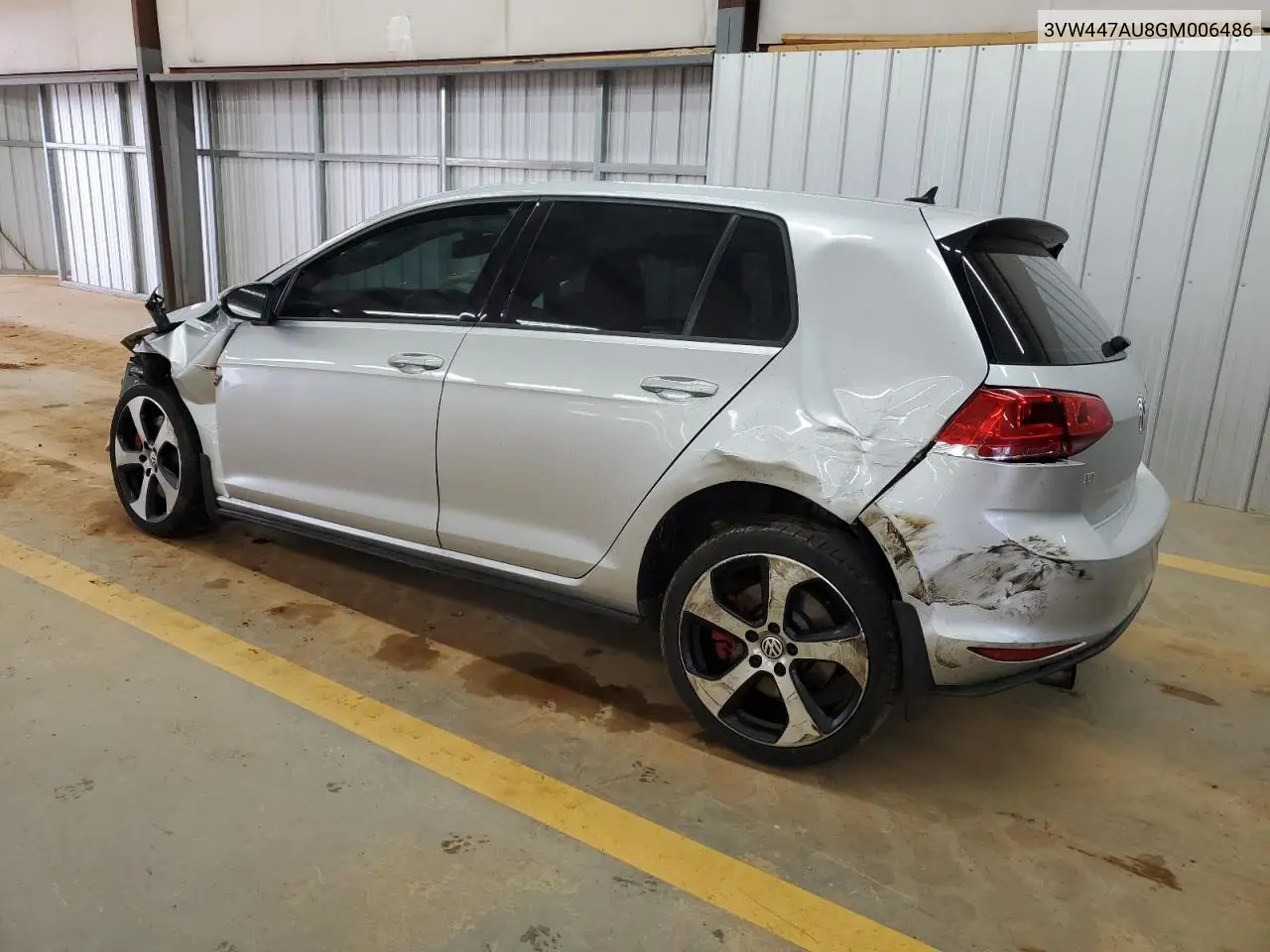 2016 Volkswagen Gti S/Se VIN: 3VW447AU8GM006486 Lot: 50497685