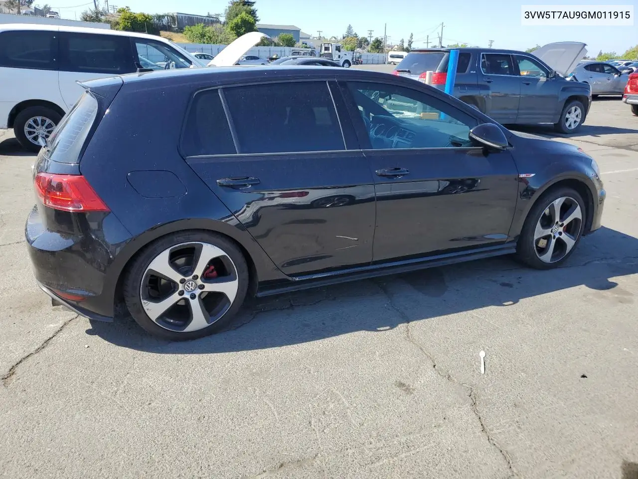 2016 Volkswagen Gti S/Se VIN: 3VW5T7AU9GM011915 Lot: 54101405