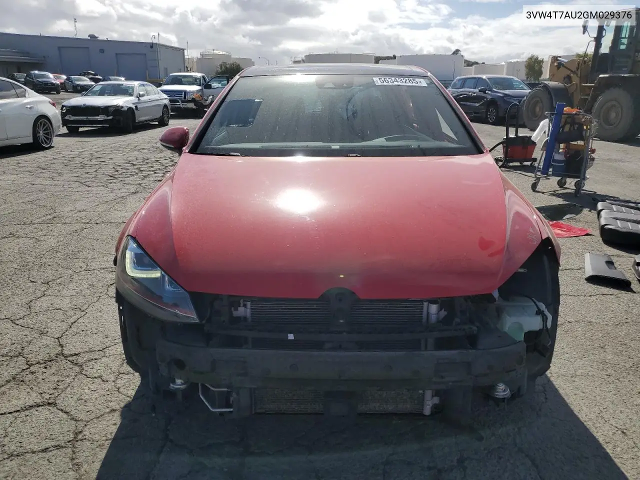 2016 Volkswagen Gti S/Se VIN: 3VW4T7AU2GM029376 Lot: 56343285