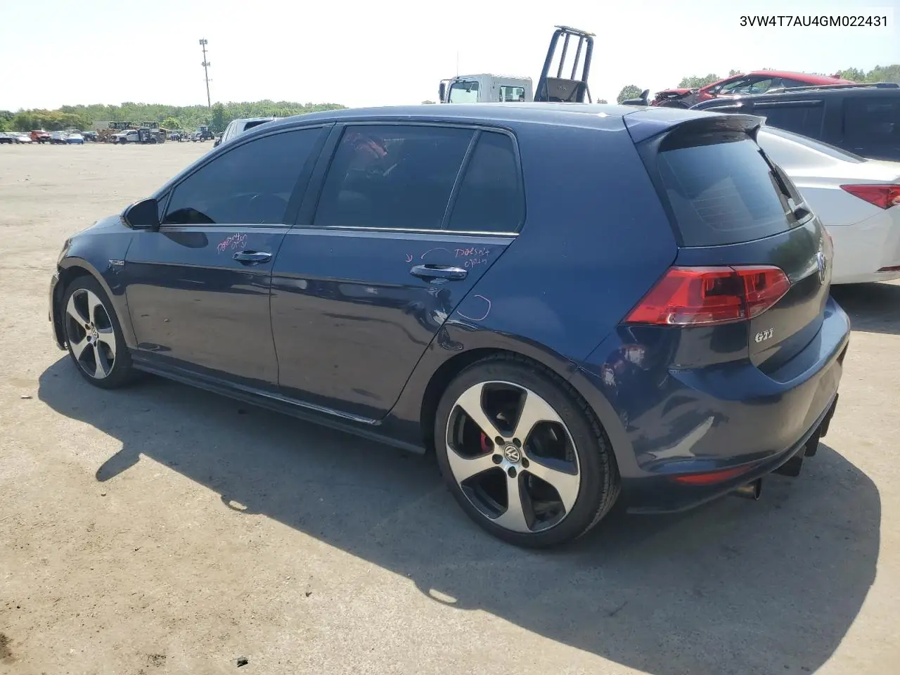 2016 Volkswagen Gti S/Se VIN: 3VW4T7AU4GM022431 Lot: 61949875