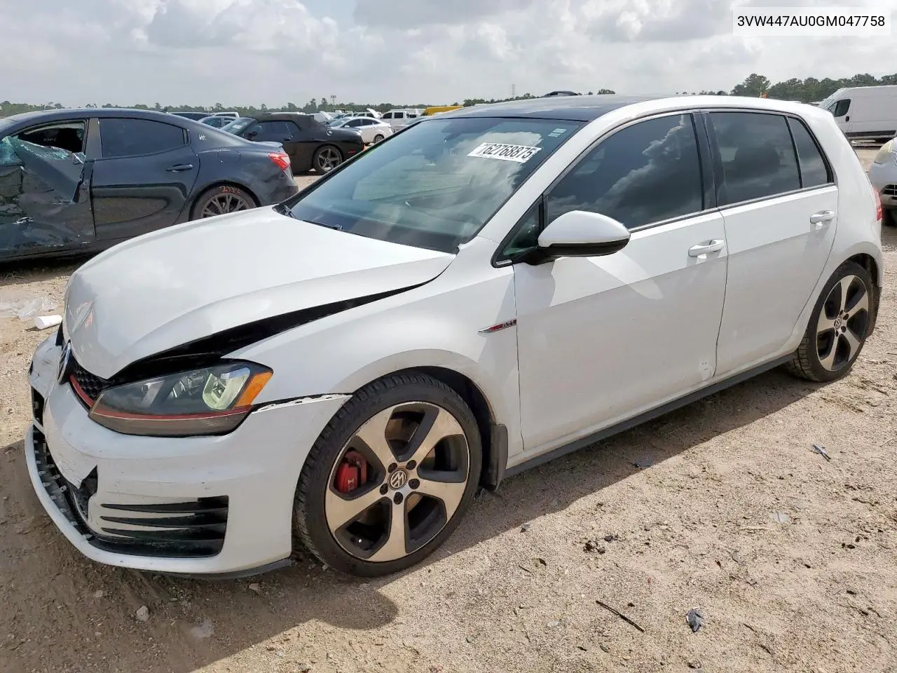 2016 Volkswagen Gti S/Se VIN: 3VW447AU0GM047758 Lot: 62768875