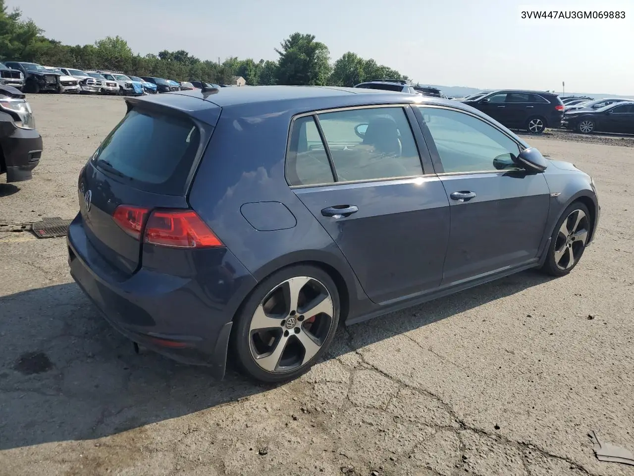 2016 Volkswagen Gti S/Se VIN: 3VW447AU3GM069883 Lot: 62839445