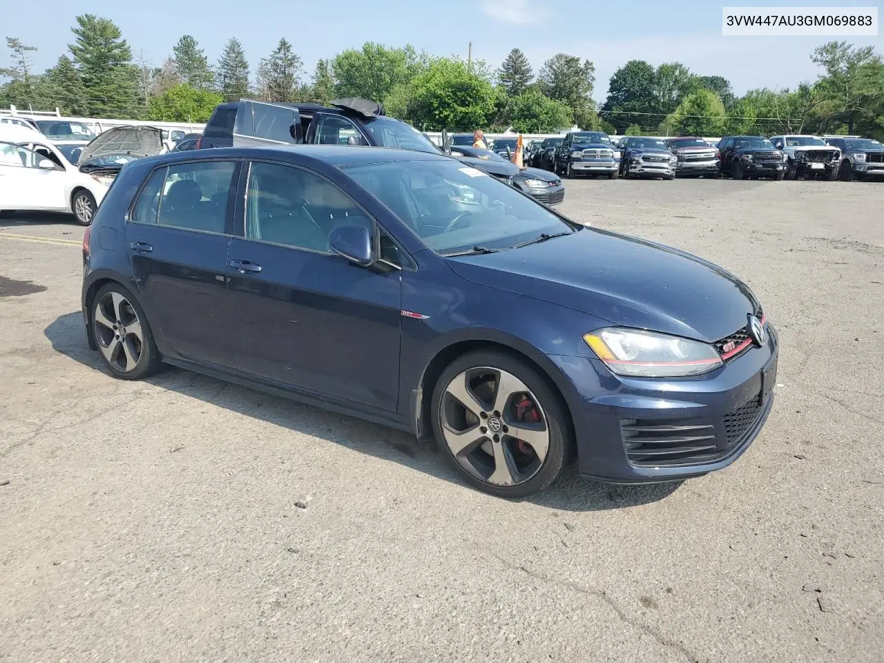 2016 Volkswagen Gti S/Se VIN: 3VW447AU3GM069883 Lot: 62839445