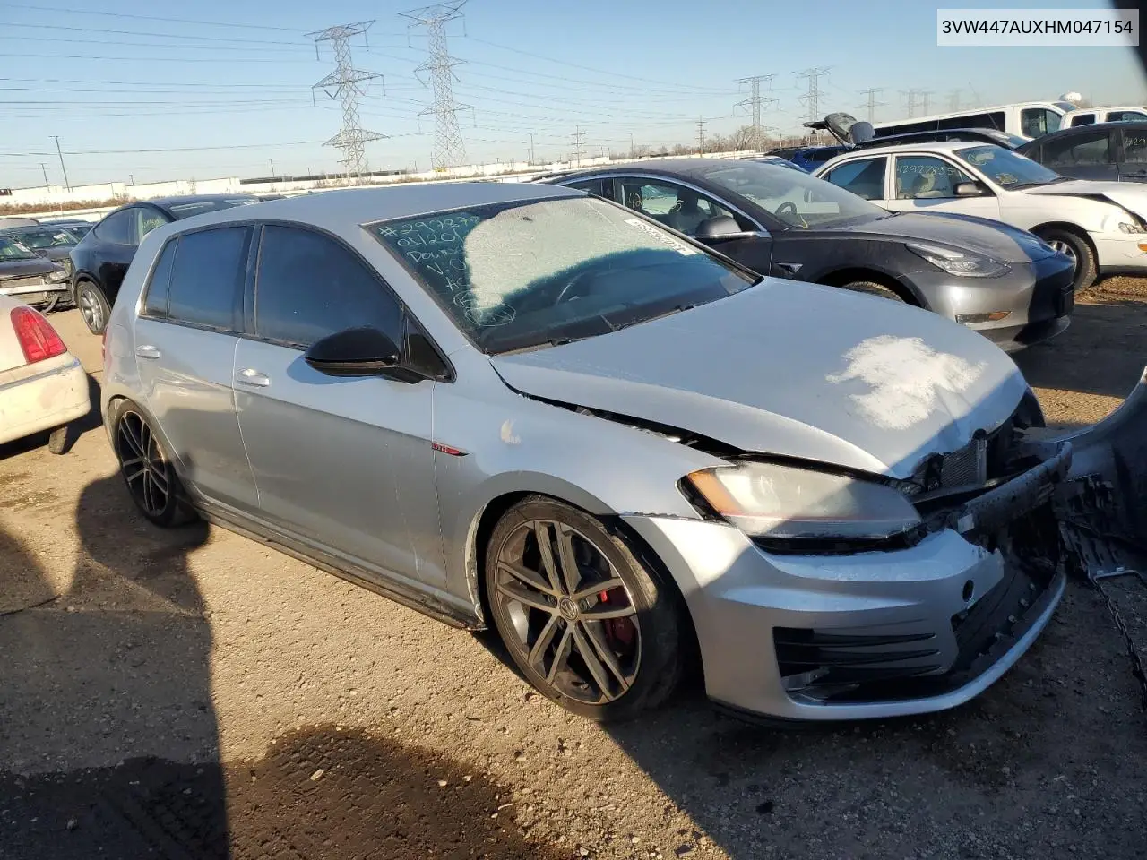 2017 Volkswagen Gti S/Se VIN: 3VW447AUXHM047154 Lot: 43026255