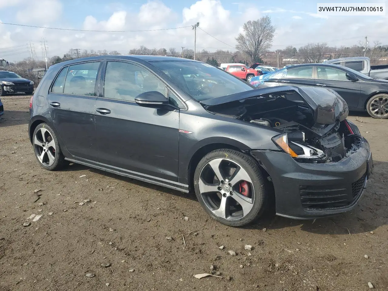 2017 Volkswagen Gti S VIN: 3VW4T7AU7HM010615 Lot: 50380045