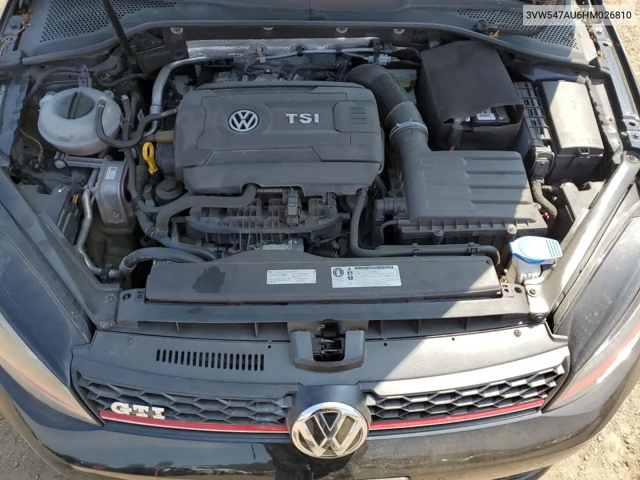2017 Volkswagen Gti Sport VIN: 3VW547AU6HM026810 Lot: 56215205