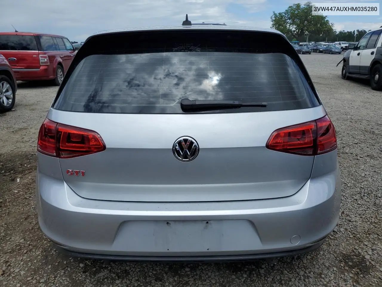 2017 Volkswagen Gti S/Se VIN: 3VW447AUXHM035280 Lot: 56876435