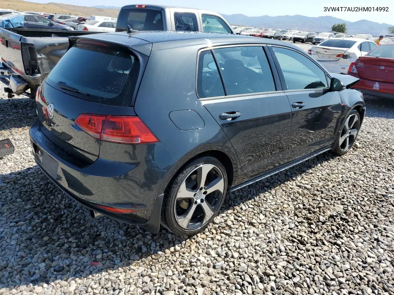 2017 Volkswagen Gti S VIN: 3VW4T7AU2HM014992 Lot: 59377755