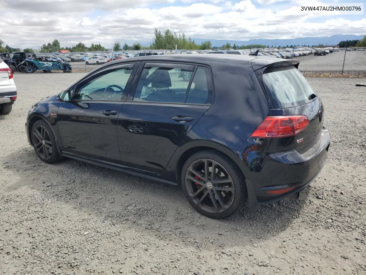 2017 Volkswagen Gti S/Se VIN: 3VW447AU2HM000796 Lot: 61616815