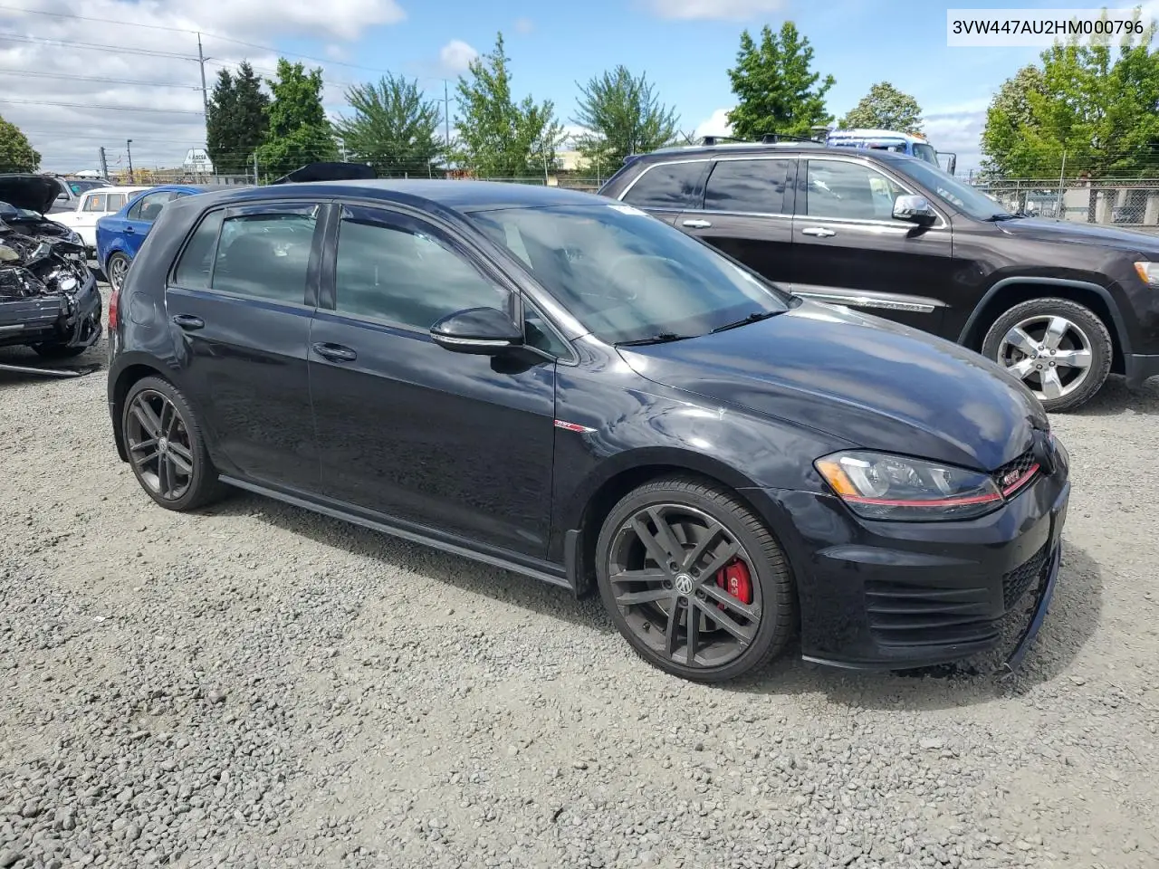 2017 Volkswagen Gti S/Se VIN: 3VW447AU2HM000796 Lot: 61616815